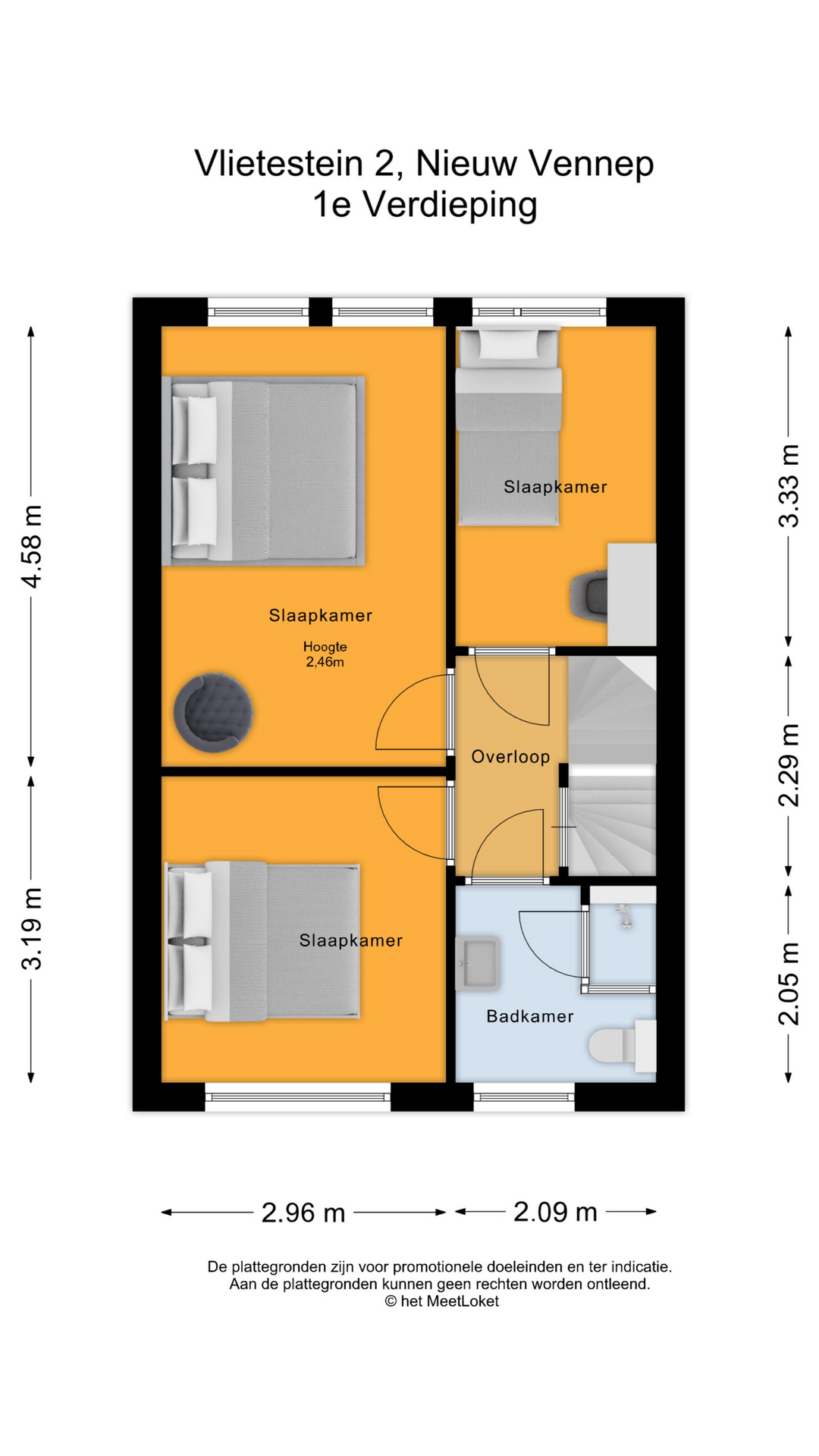 Vlietestein 2 , 2151 KL Nieuw-vennep map